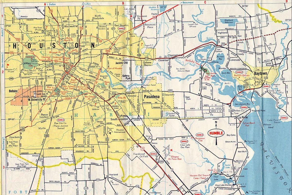 Houston kartalla